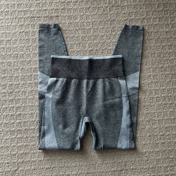 Victoria Secret Pink Pants - Victoria’s Secret PINK Seamless Leggings Womens Small S Gray Running Workout